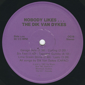 Dik van dykes   nobody likes label 01