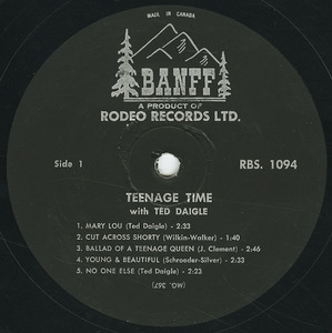 Ted daigle   teenage time with label 01