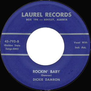 Damron  dick   gonna have a party bw rockin' baby %281%29