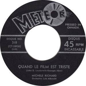 Michele richard quand le film est triste meteor m r a