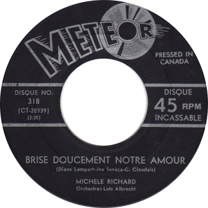 Michele richard brise doucement notre amour meteor m r b