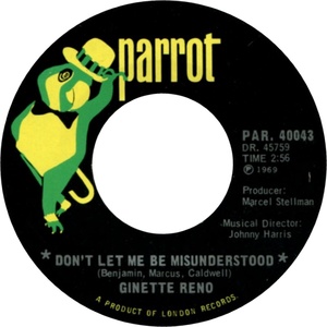 Ginette reno dont let me be misunderstood 1969 g r b