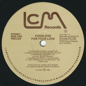 Foxglove   for your love label 01