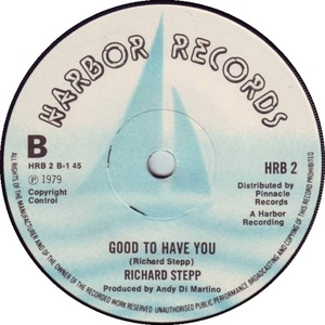 Richard stepp good to have you harbor b