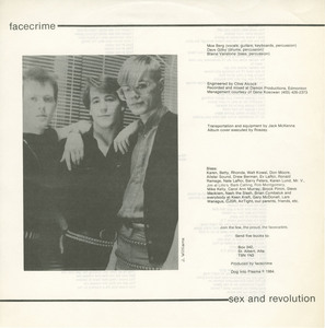 Facecrime   sex and revolution insert side 01