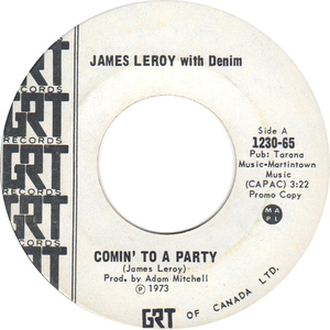James leroy with denim comin to a party grt a v