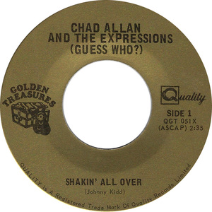 Chad allan and the expressions guess who shakin all over 10