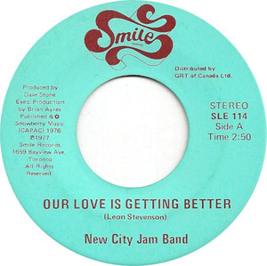 New city jam band our love is getting better 1977 a