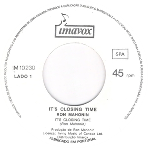 Ron mahonin its closing time 1