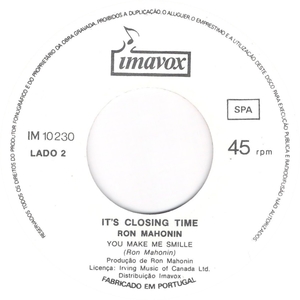 Ron mahonin its closing time 2