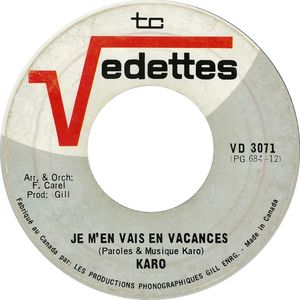 Karo je men vais en vacances vedettes bii
