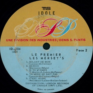 Mersey's les les mersey's 1968 disque face 2