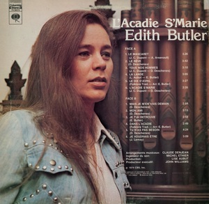 Butler %c3%a9dith l'acadie s'marie 1974 dos