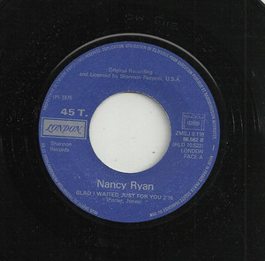 Ryan  nancy singers   glad i waited just for you bw i'll love you more %282%29