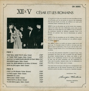 C%c3%a9sar et les romains xii x v 1966 dos