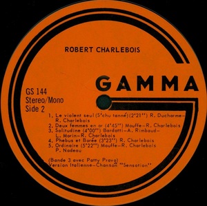 Charlebois robert un gars ben ordinaire 1971 disque face b