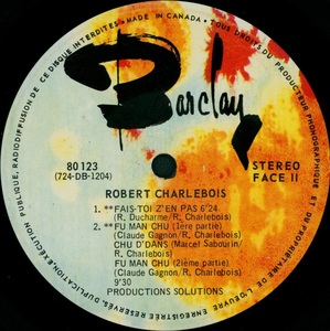 Charlebois robert charlebois 1972 disque face b