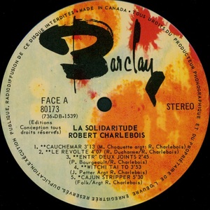 Charlebois robert solidaritude 1973 disque face a