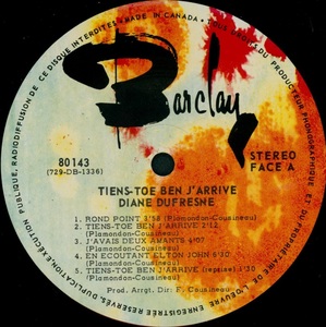 Dufresne diane tiens to%c3%a9 ben j'arrive 1972 disque face a