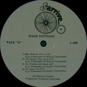 Dufresne diane mon premier show 1976 disque 1 face 1 a