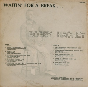Hachey bobby waitin' for a break 1975 dos