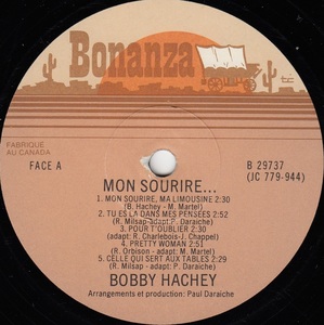 Hachey bobby mon sourire 1979 disque face a