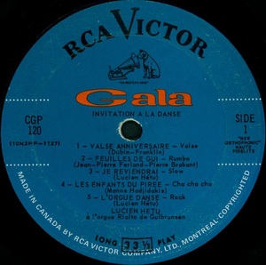 H%c3%a9tu lucien invitation %c3%a0 la danse 1962 disque face 1