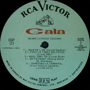H%c3%a9tu lucien quand la neige descend mono 1964 disque face 2bi