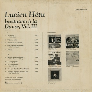 H%c3%a9tu lucien invitation %c3%a0 la danse vol iii mono 1966 dos