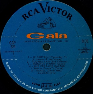 H%c3%a9tu lucien invitation %c3%a0 la danse vol iii mono 1966 disque face 1a iv