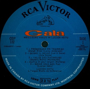 H%c3%a9tu lucien joyeux no%c3%abl mono 1966 disque face 1a v