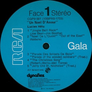 H%c3%a9tu lucien un no%c3%abl d'amour 1972 disque face 1a