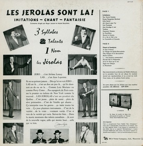 J%c3%a9rolas les les j%c3%a9rolas sont l%c3%a0 mono 1960 dos