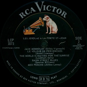 J%c3%a9rolas les %c3%a0 la porte st jean mono 1964 disque side 2
