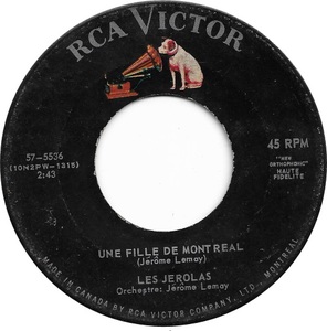 Les jerolas une fille de montreal rca victor b