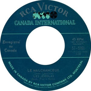 Les jerolas le malchanceux rca victor canada international b iv