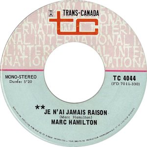 Marc hamilton je nai jamais raison transcanada international b iv