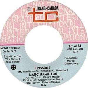 Marc hamilton frissons transcanada b ix