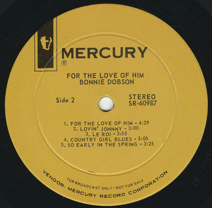 Bonnie dobson   for the love of him label 02