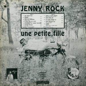 Rock jenny une petite fille 1967 dos