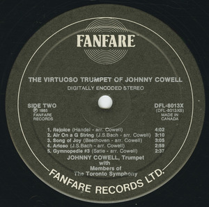 Johnny cowell   the virtuoso trumpet label 02
