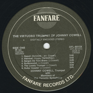 Johnny cowell   the virtuoso trumpet label 01