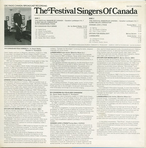 Festival singers of canada   canadian landscapes vol. 1 back