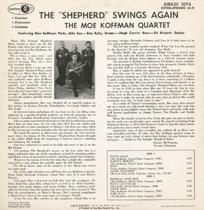 Moe koffman   the shepherd swings again back