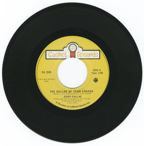 45 jerry dallas   the ballad of team canada vinyl 01
