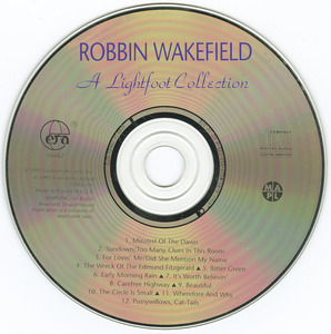 Cd robbin wakefield   a lightfoot collection cd