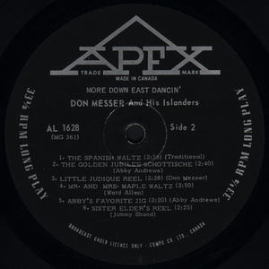 Messer  don   his islanders   more down east dancin' %281%29