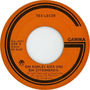 Tex lecor ein kuhles bier und ein zitroneneis a cool beer and a lemonade gamma b vi