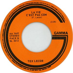 Tex lecor la vie cest pas con gamma b xx