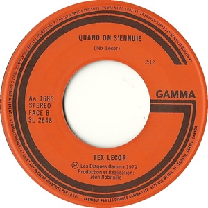 Tex lecor quand on sennuie gamma b ss
